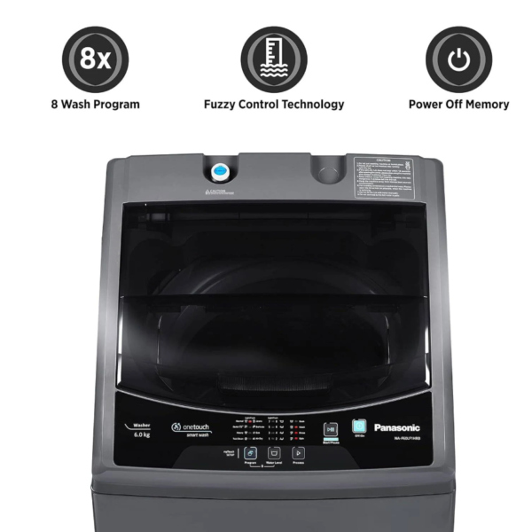Panasonic NA-F60LF1HRB 6 Kg Fully Automatic Top Load Washing Machine - Image 3