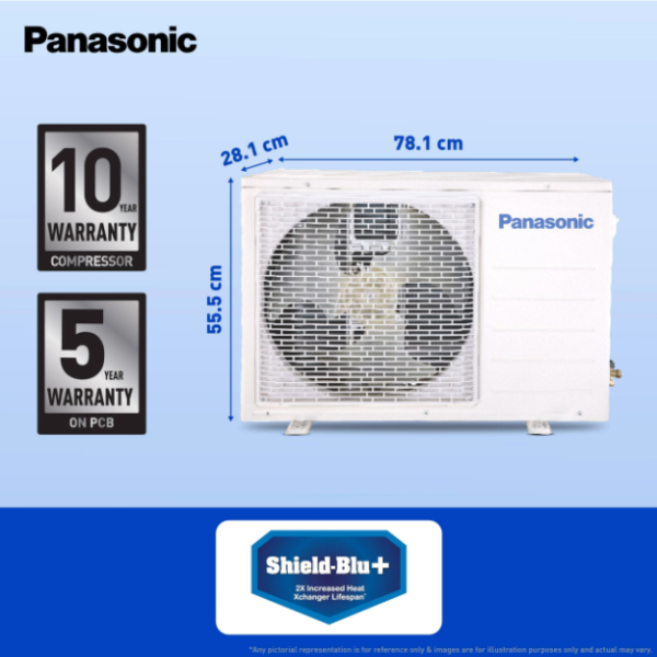 Panasonic 2025 Model 1.4 Ton 3 Star Split Inverter Ac - White - Image 4