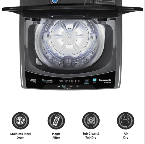 Panasonic NA-F60LF1HRB 6 Kg Fully Automatic Top Load Washing Machine - Image 4