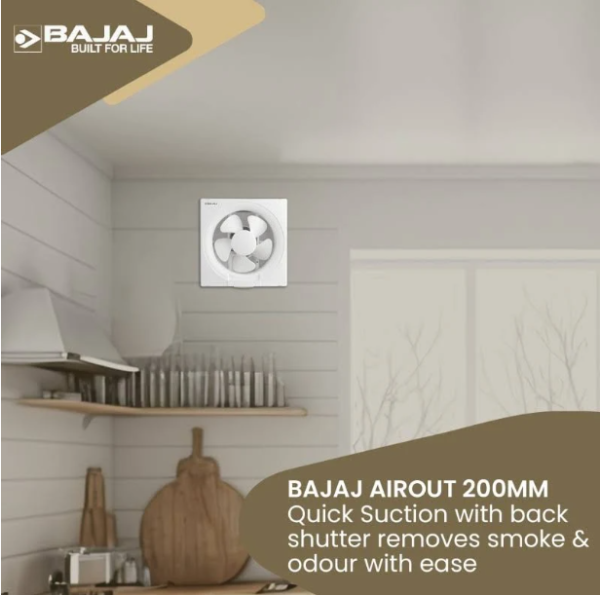 Bajaj Airout 200 Mm Exhaust Fan - Image 4