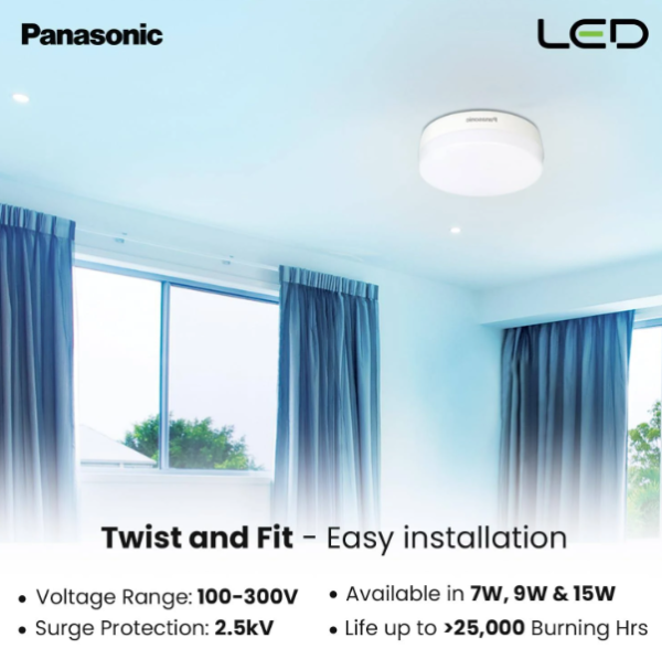 Panasonic 15W 6500K Surface Modular LED Panel Light - Image 2