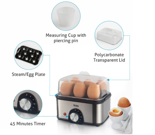 Glen 8 Egg Boiler/Steamer - Image 3