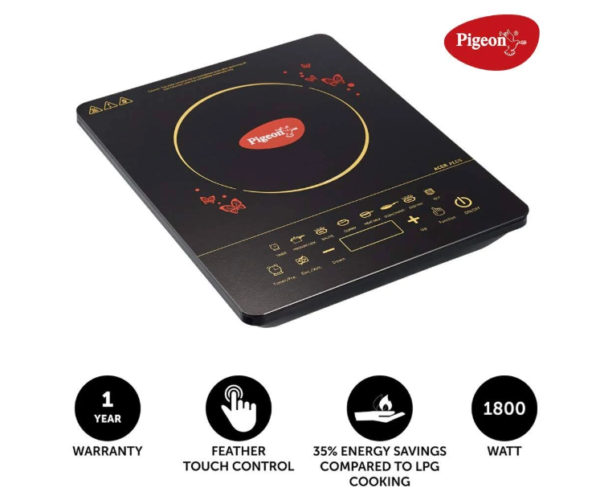 Pigeon Acer Plus Induction Cooktop (Black, Touch Panel) - Image 3